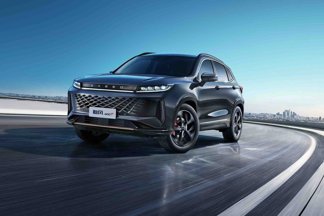 5 lugares Chery SUV a gasolina EXEED LX 140 Nm Torque 1.5L Deslocamento