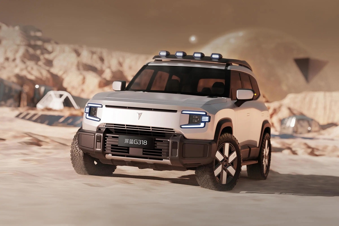 Changan DeepBlue Shenlan G318 4 rodas Suv Elétrico combustível híbrido 4WD Off-road Ev Car Veículo de Nova Energia