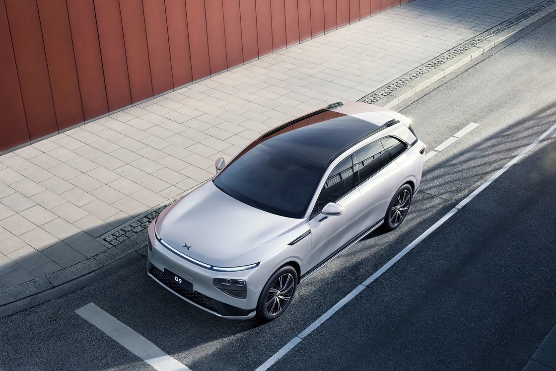 Médio a grande Xiaopeng carro elétrico 5 portas 5 lugares Xpeng G9 SUV elétrico puro