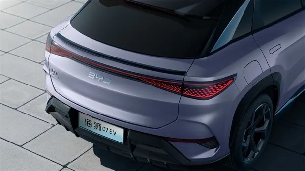 Luxo BYD Carro Elétrico Direção Esquerda BYD Sea Lion 07 EV Carregamento Rápido 0,42 horas