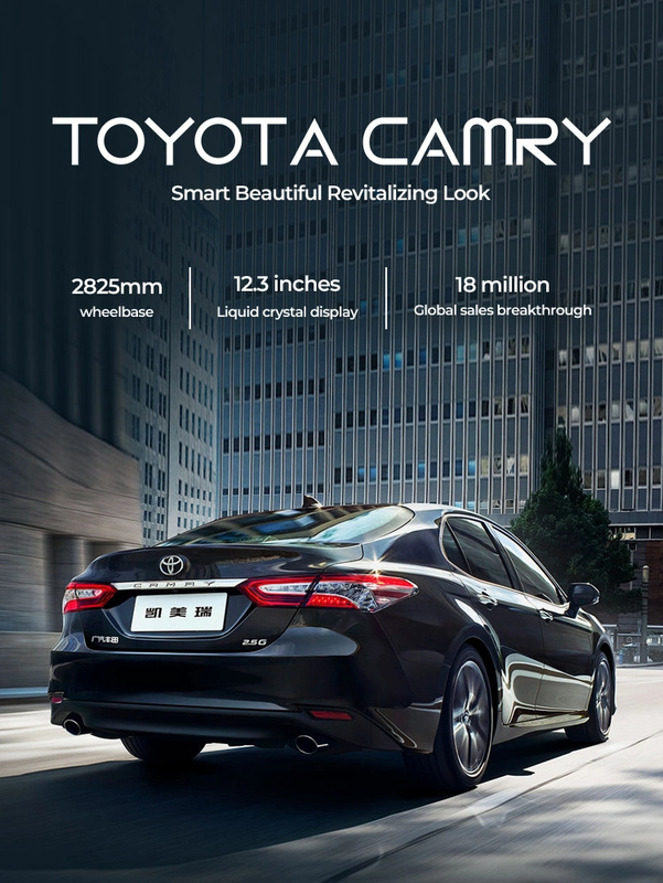 Mid Size Luxury Toyota Camry Carro híbrido Rodas dianteiras 150 HP