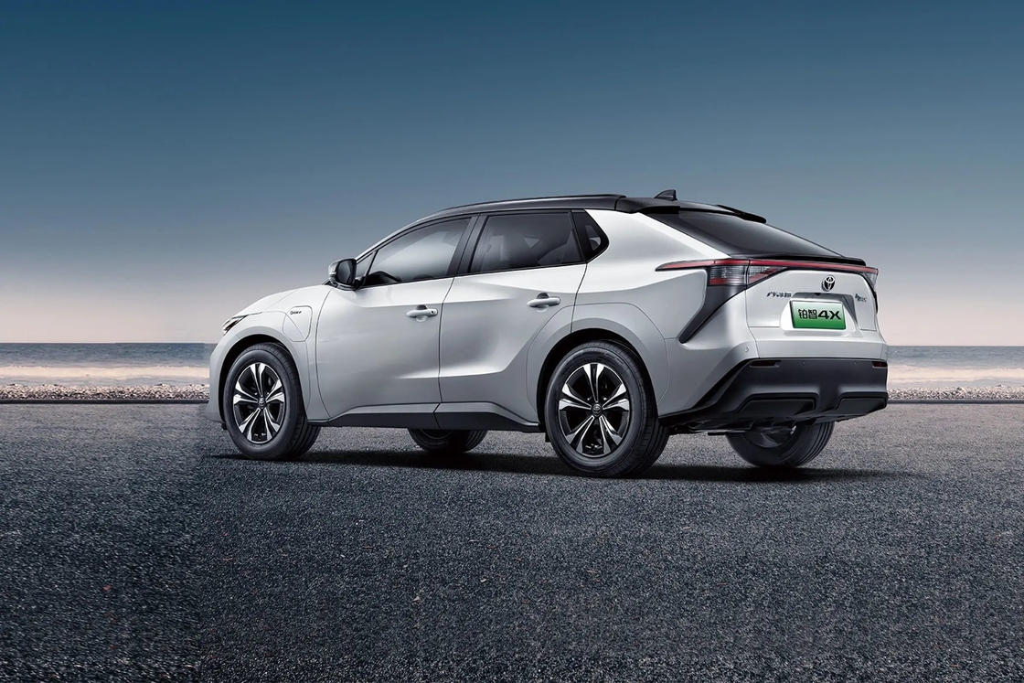 250 Miles Range Toyota SUV Carro Elétrico 5 Sits Pure Electric Toyota Bz 4X Carro