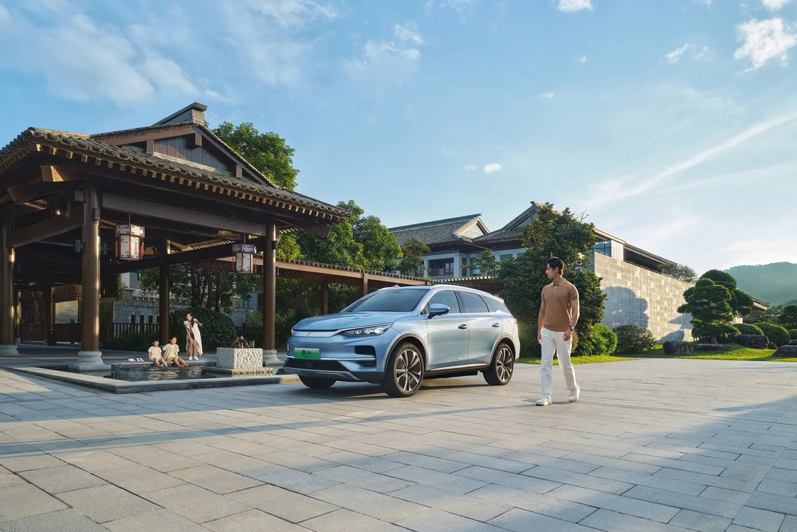 5 lugares BYD Tang Veículos Elétricos EV para viagens urbanas e viagens de longa distância