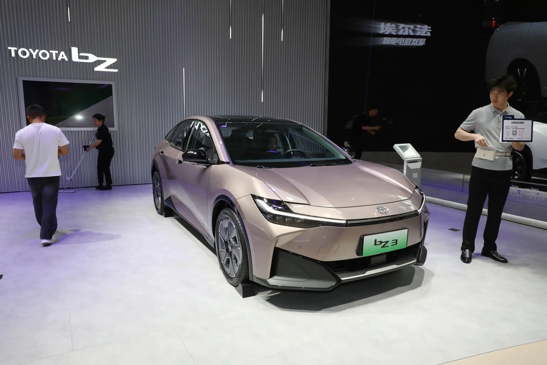 160km/h Velocidade máxima Toyota BZ3 Limousine Elétrico Toyota Modelo Médio Carros EV
