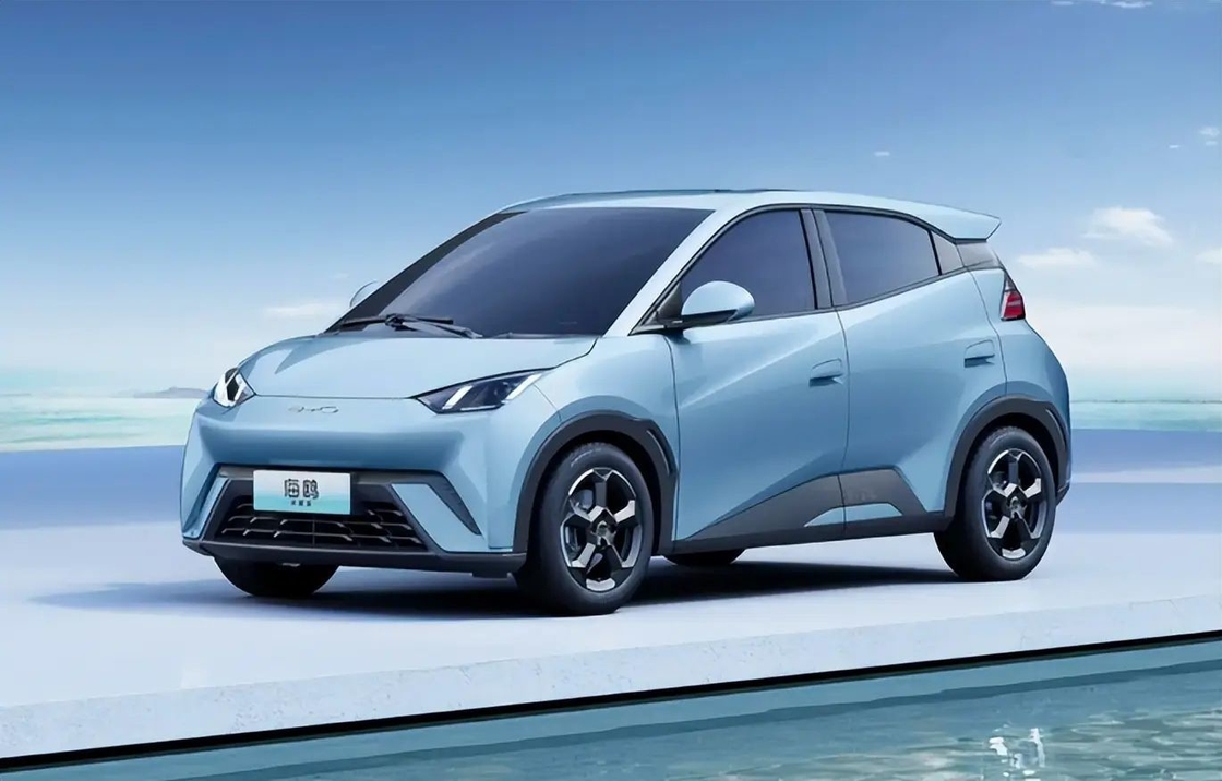 5 portas 4 lugares BYD Carro Elétrico Hatchback Gaivão Transmissão automática de velocidade única