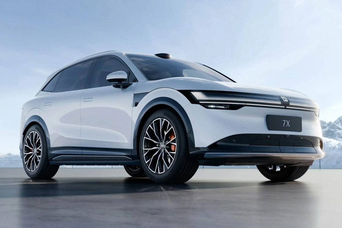 Zeekr 7x 2024 2025 4WD Pure Electric Long Range SUV 210km/h Alta Velocidade LHD Novo Modelo ZEEKR 7X New Energy Car