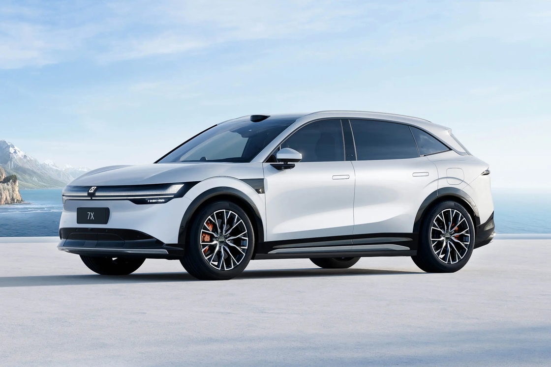 Zeekr 7x 2024 2025 4WD Pure Electric Long Range SUV 210km/h Alta Velocidade LHD Novo Modelo ZEEKR 7X New Energy Car