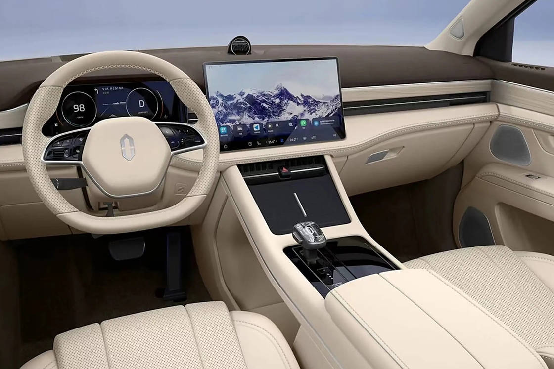 2024 Aito Wenjie M7 automóvel elétrico puro Veículo SUV de luxo 1,5T de longo alcance AITO M5 M7 M9 em estoque