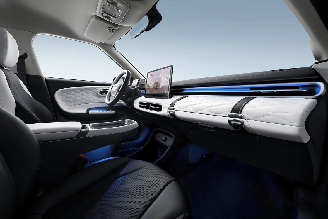 Veículos de Nova Energia 201km Vida útil da bateria Suv Ev 5 portas 4 lugares Ev Carros Nami Dongfeng Nano Box 0km Carro usado