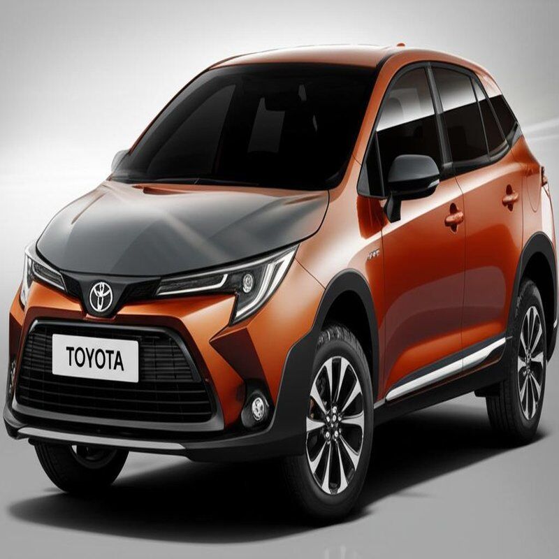 Carro Toyota Multicores com Cilindrada 1000-1600CC e Capacidade do Tanque de Combustível 50-80L